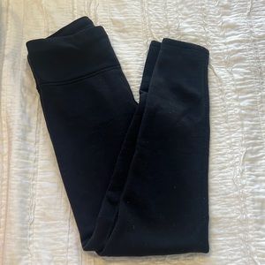 Athleta Fleeced Line Leggings